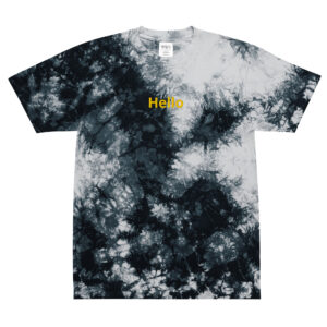 Oversized Tie-Dye Graphic Shirt