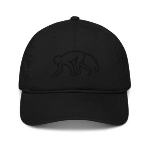 Black Organic Cotton Dad Hat