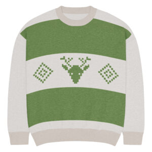 Deer Pattern Knit Sweater