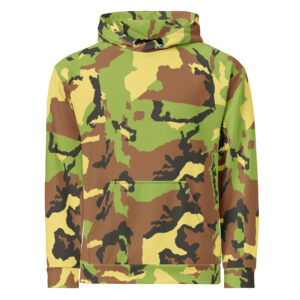 Camo Print Pullover Hoodie