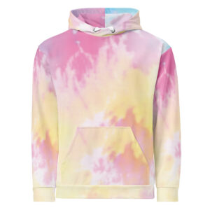 Pastel Tie-Dye Cotton Hoodie
