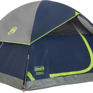 Coleman Sundome Camping Tent (Weatherproof, Quick Setup, 2–6 Person)