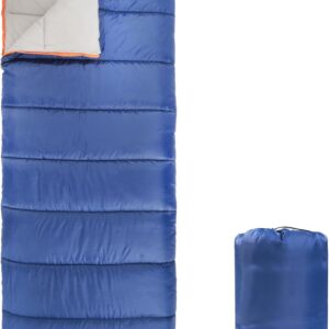 Basics Cool Weather Sleeping Bag (30°F Rating, Lightweight, Compact)